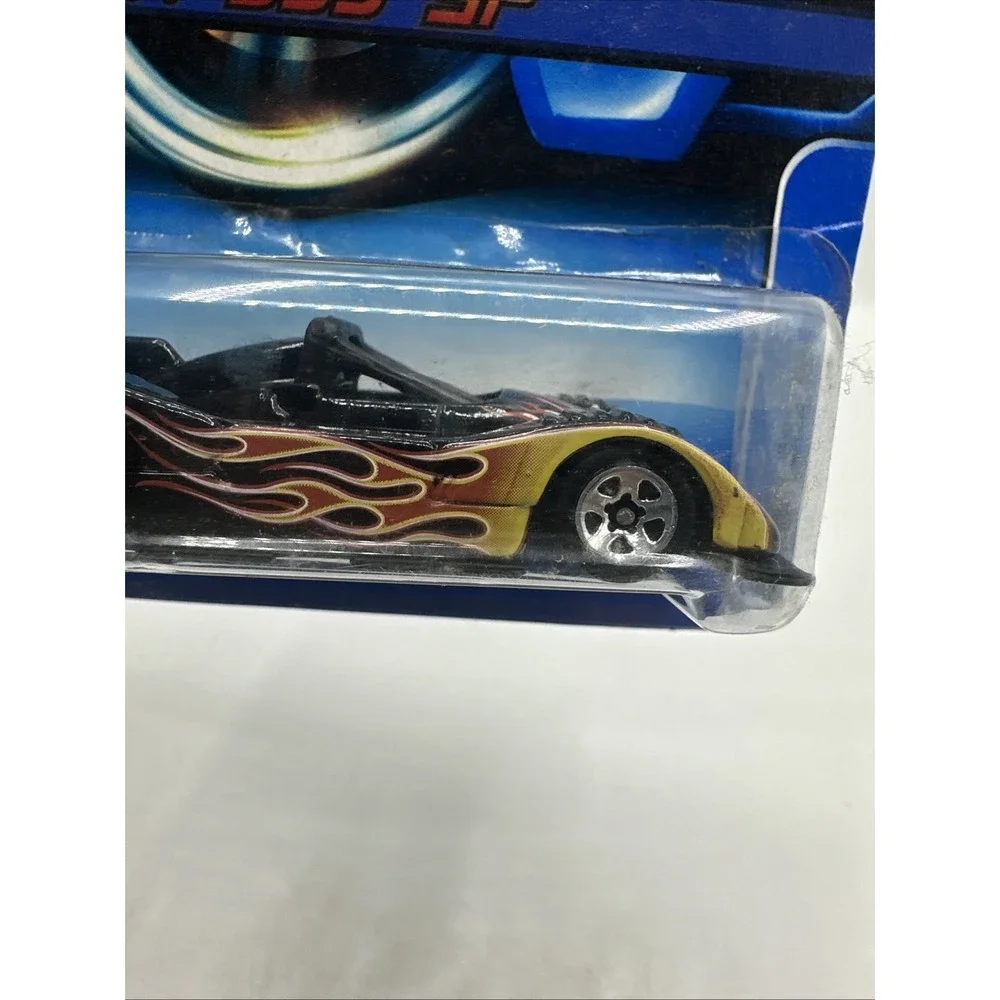 Hot Wheels Mainline/Collector #195 FERRARI 333 SP Black w/Chrome 5 Spokes 2006